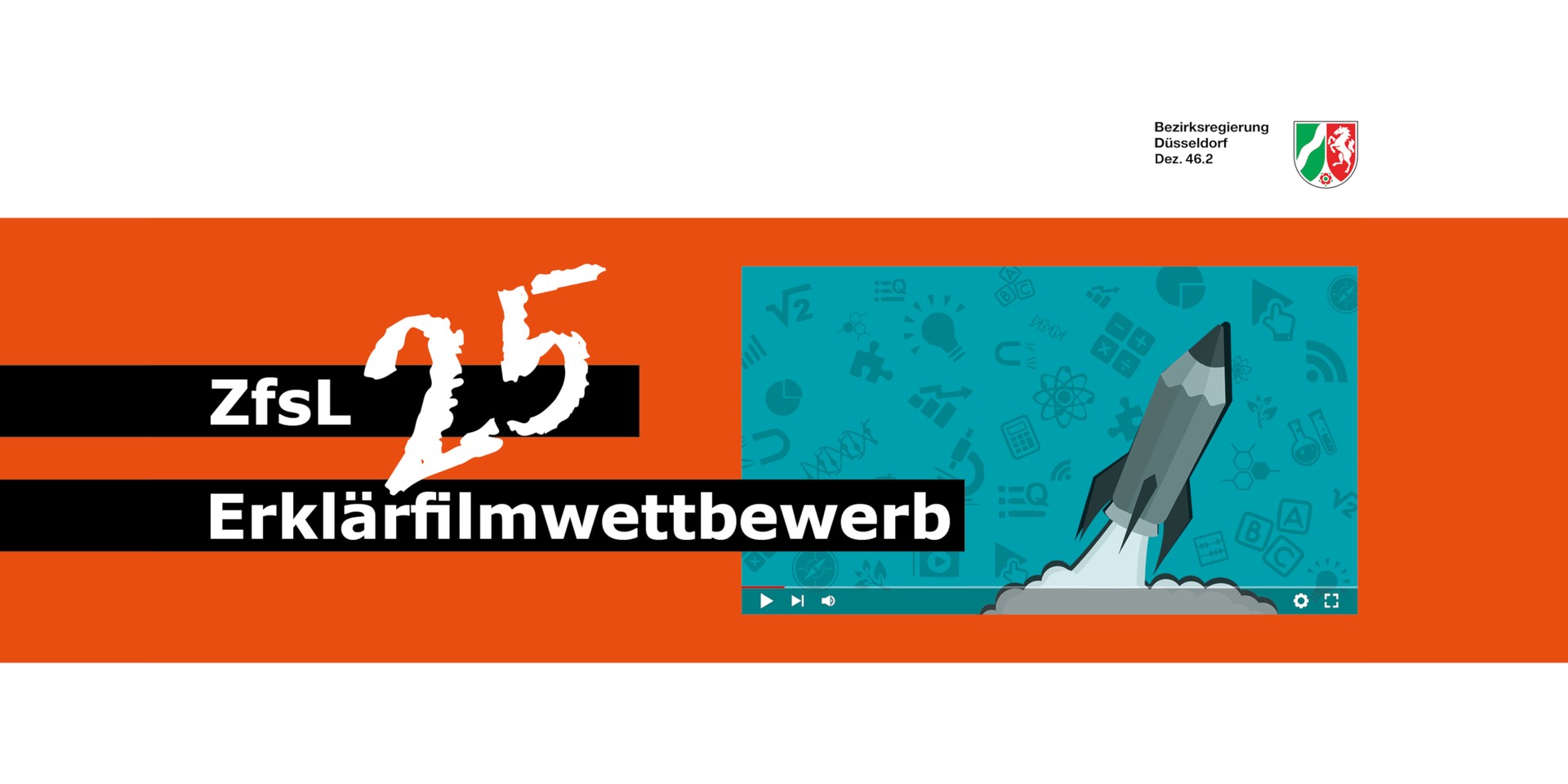 Keyvisual des ZfsL Erklärfilmwettbewerbs 2025.