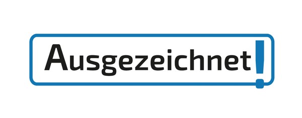 Das Logo von Ausgezeichnet!