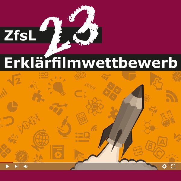 Ein Werbebanner vom ZfsL Erklärfilmwettbewerb.