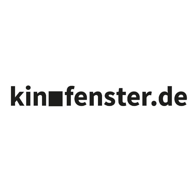 Logo von Kinofenster mit dem Schriftzug: Kinofenster.de, Das Onlineportal für Filmbildung.
